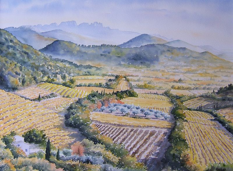 Automne près des Dentelles