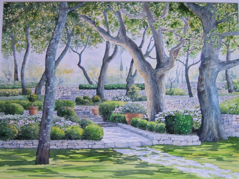 Le Jardin Provençal (40x55) Prix du Public 2010