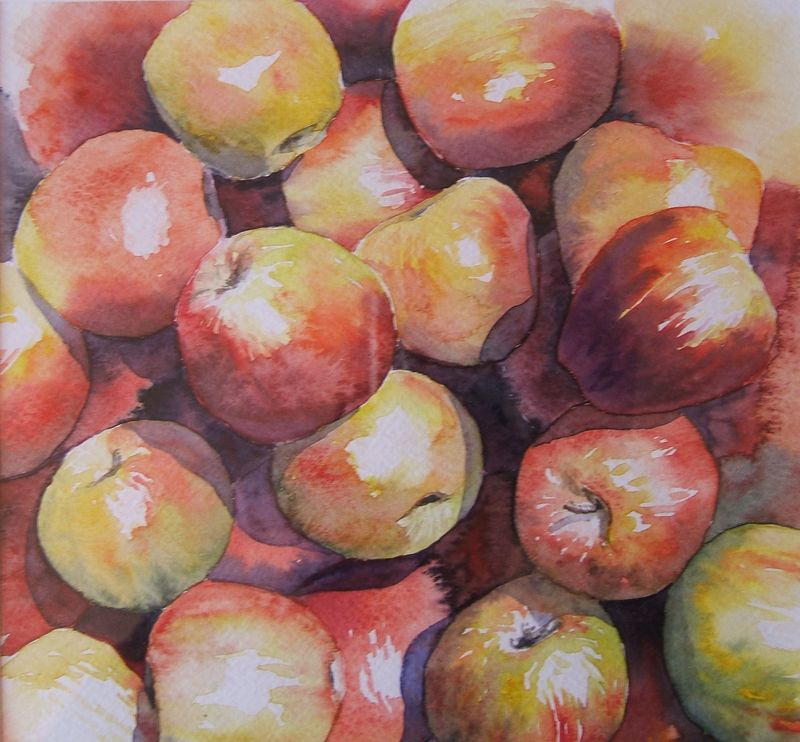 Les Pommes (22x22)