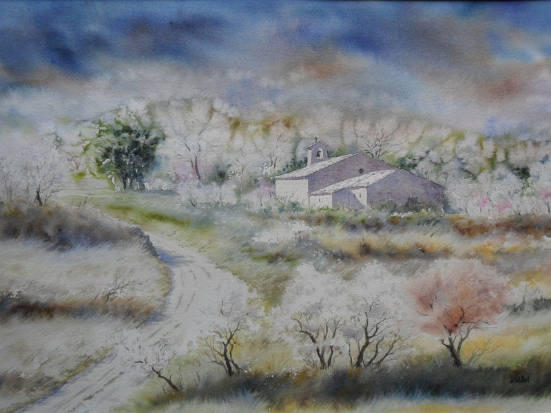 La Chapelle aux Amandiers (45x60)