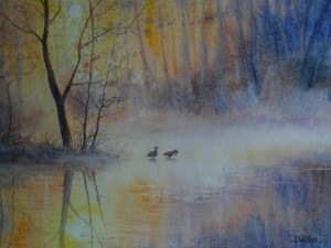 Brumes et lumières (30 x 40 cm)