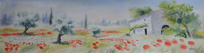 La Vieille Ferme aux Coquelicots (20x70) VENDU