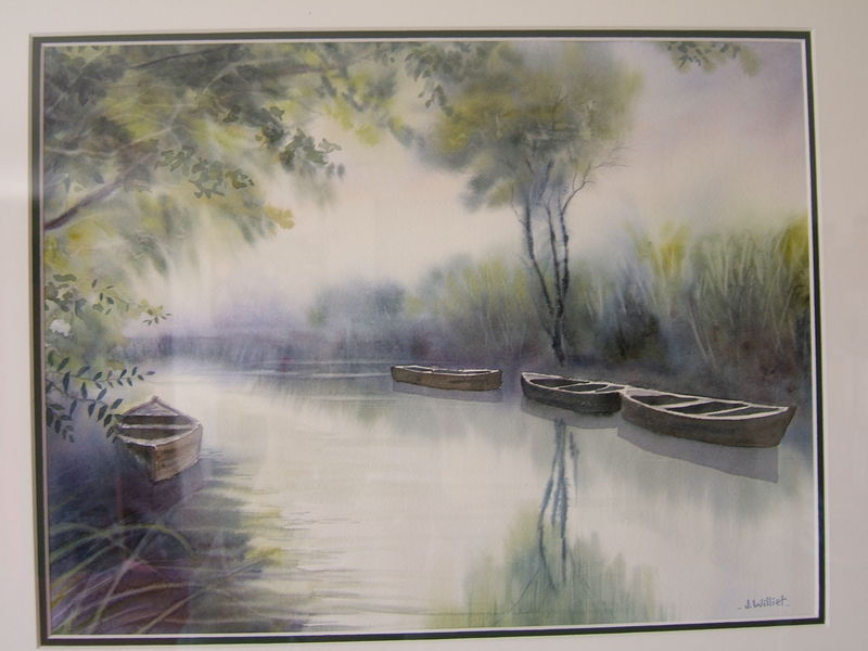 Les barques (30x40) VENDU