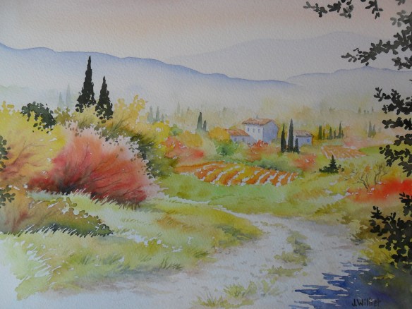 Automne au pied de Gordes