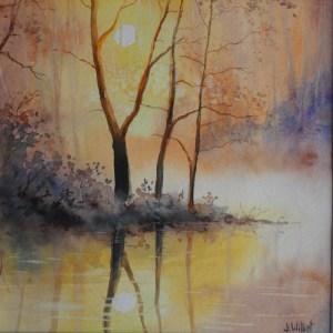 Soleil dans la brume