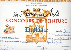 1er prix aquarelle 2015