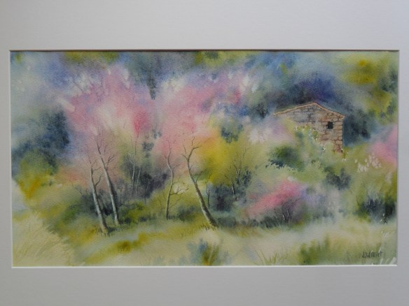 Les arbres de Judée (30 x 55 cm)