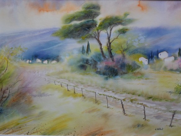 Chemin de campagne en Luberon