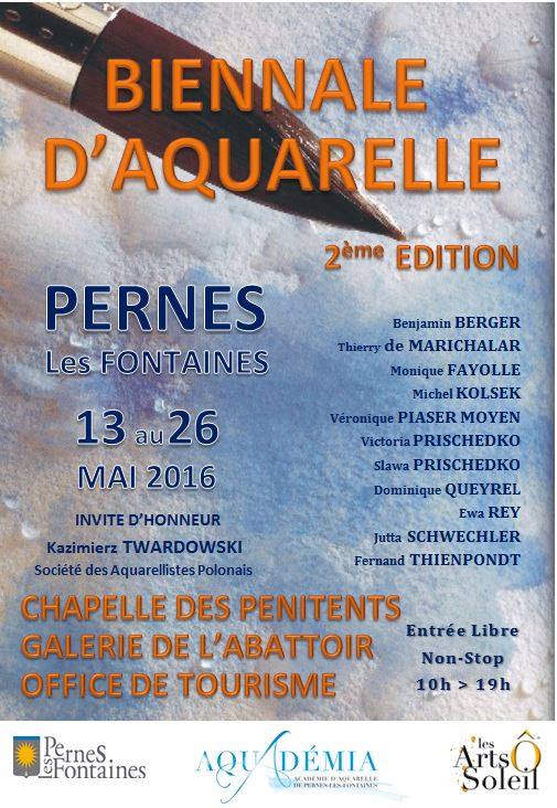 affiche biennale Pernes