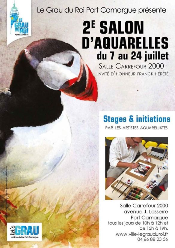 salon d'aquarelle le grau du roi