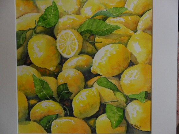 Les citrons (30 x 30 cm)