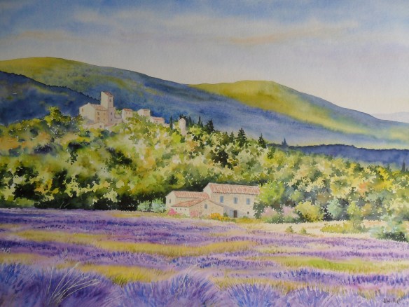 Provence des lavandes (45 x 65 cm)