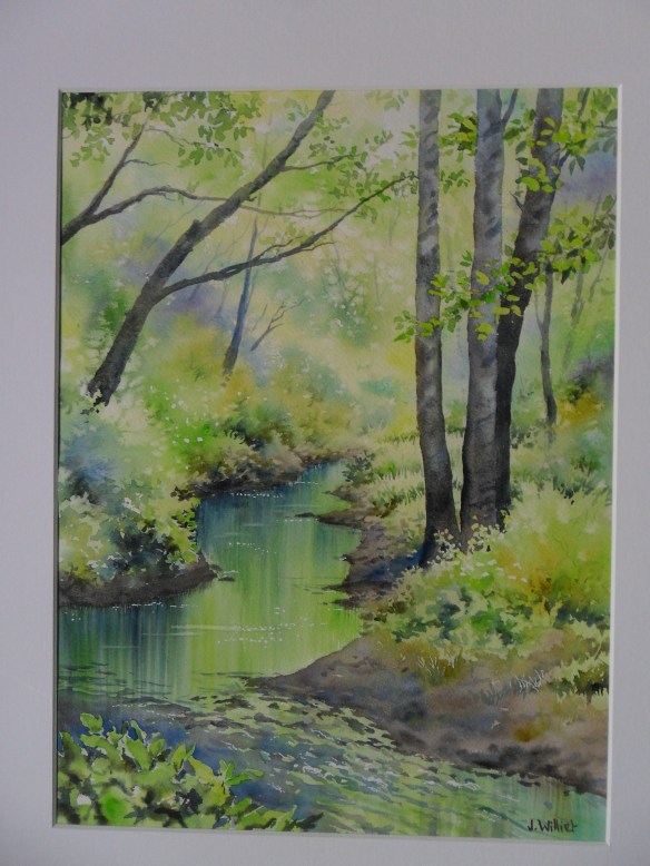Le ruisseau secret (30 x 40 cm)