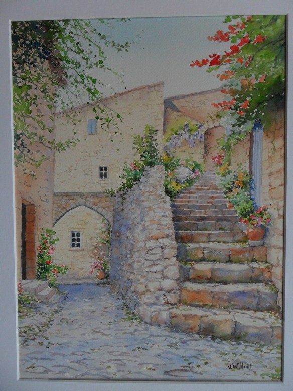 le charme des vieilles pierres (30 x 40 cm)