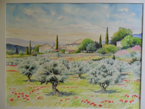Oliviers en Luberon (50 x 65 cm)