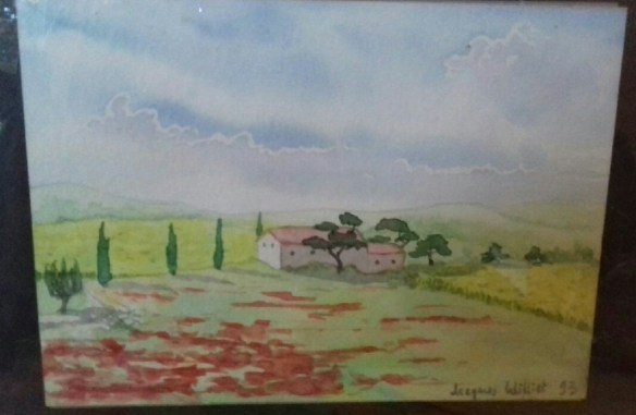 une de mes premières aquarelles (1993)