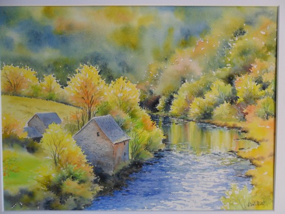 Rivière d'automne (30 x 40 cm)