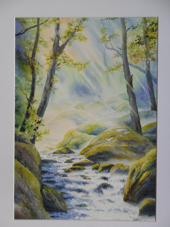 D'eau, de pierres et de lumière (25 x 50 cm)