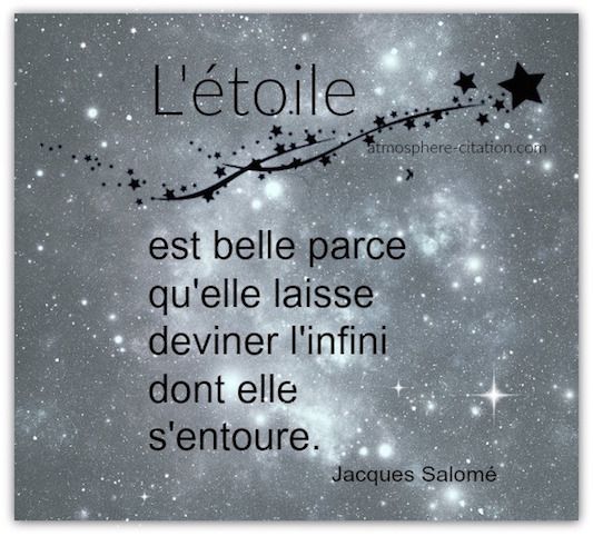 l'étoile est belle