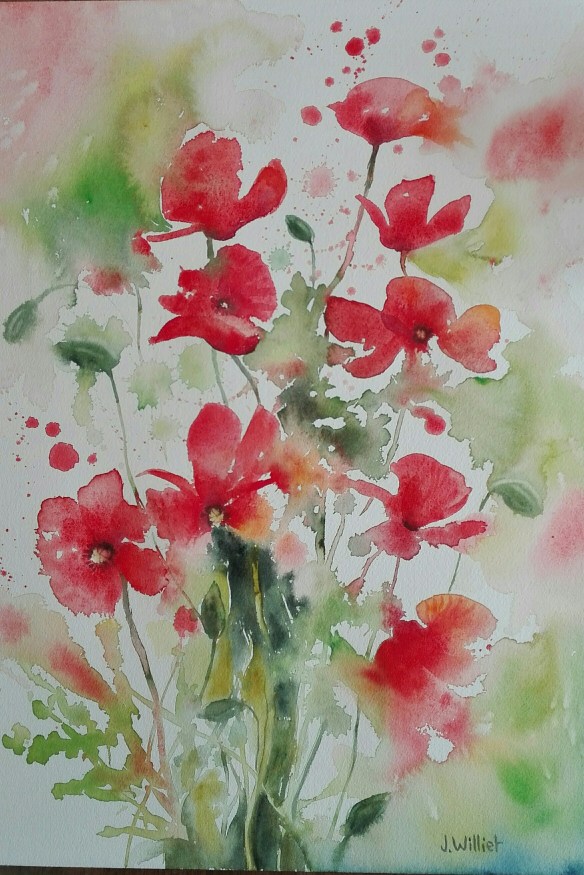 impression coquelicots