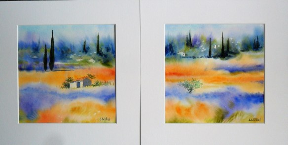 Impressions lavandes x2